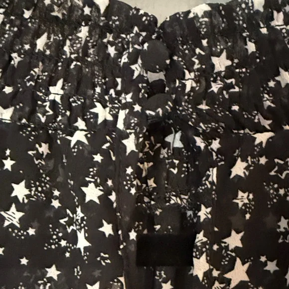 Torrid Black and White Starry Night Fully Lined Midi Dress - Picture 12 of 13